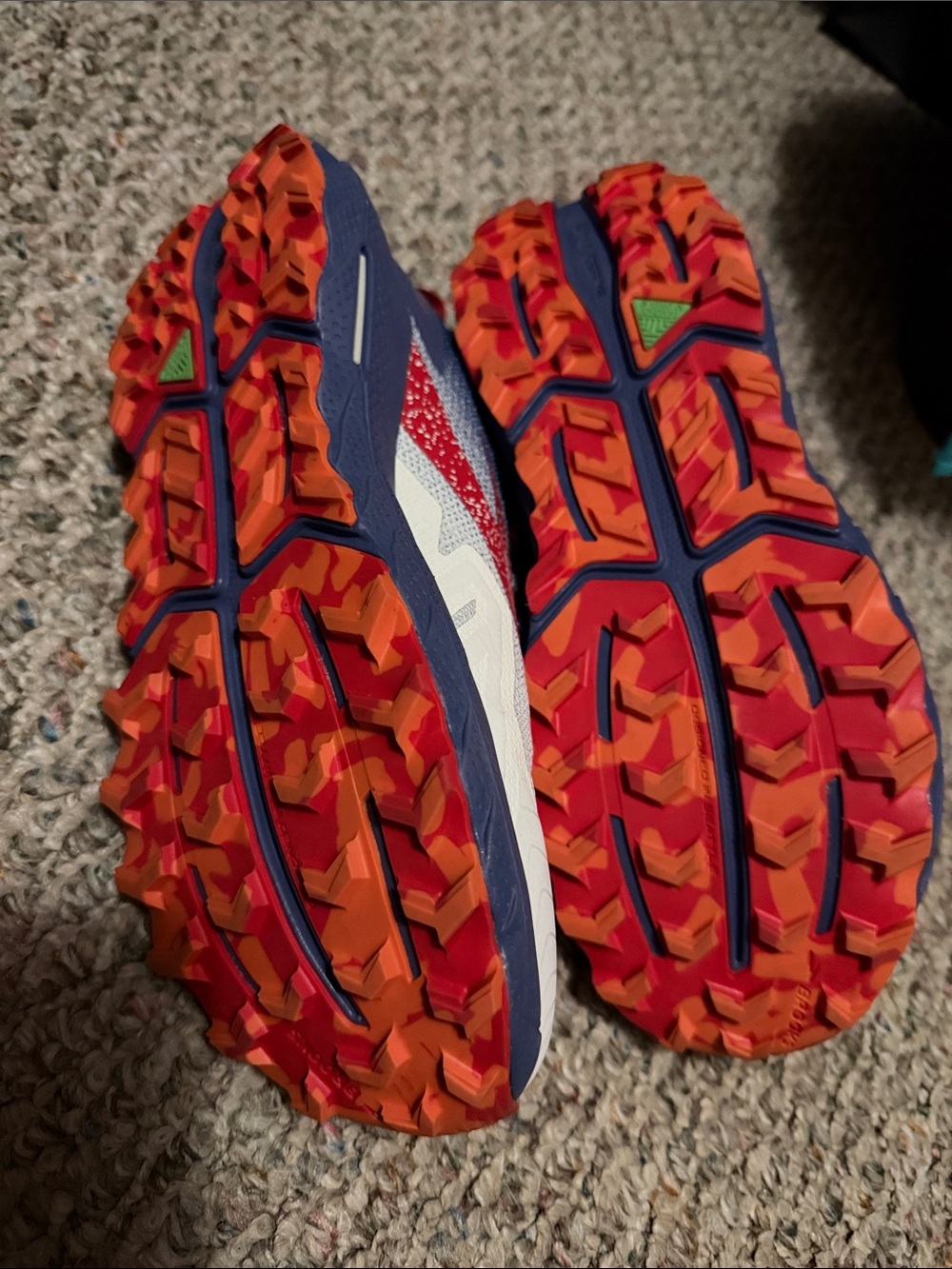 Women’s Athletic Sneakers in Navy, White & Red - Picture 3 of 4